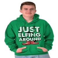 Samo elfing smiješne košulje ideje za poklon hoodie dukserica