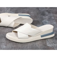 Zodanni Dame Platform Sandal Summer Wedge Sandale Cross remen Pozori Žene Ležerne cipele Lagane papuče