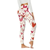 Pantalone za paljenje ženske ležerne tiskane joge Hlače visoke struk labave ravne duge hlače Ljeto caring