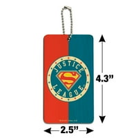 Justice League Superman Athletic Logo Kofer za prtljagu za prtljag za prtljag