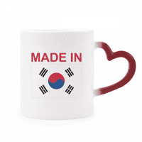 Južna Koreja Država Ljubav toplota osjetljiva krila crvena boja Promjena kamena posuđa