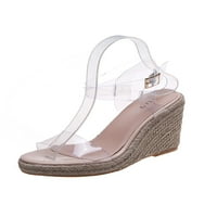 Welliumiy ženske sandale za sandale Espadrille Open TOE platforma Sandal za odmor casual plaža cipela