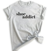 Košulja ovisnika za cipele, unise ženska košulja, košulja za ljubitelje cipela, Heather Ash, 3x-velika