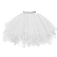 DrpGunly suknja, visokokvalitetna nagnuta gaza kratka suknja za odrasle Tutu plesačka suknja, mini suknja
