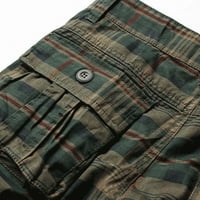 Wozhidaose Cargo Hlače za muškarce Radne hlače za muškarce muške plaćeni kamuflažu Multi džepni kopč