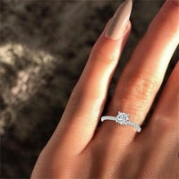 Yubnlvae Prstenovi pribor Poklon prsten za prstenje prsten za prstenje za prsten za vjenčanje nakita