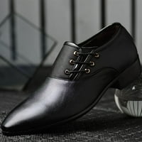 Aufmer Oxford Cipele za muškarce gospodene nove cipele velike veličine Poslovni gumeni kožni ukrasini