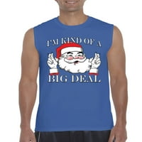 MMF - Muška grafička majica bez rukava - nekako sam veliki posao Djed Mraz