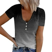 Advoicd bluze za žene modni ženski Vrežilica s mrežnim pločama na vratu dugih rukava Bell rukava labava