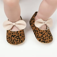 Djevojke Marija Jane Stanovi Bowknot Leopard Princess Haljina cipele Dojenčadi Dječja cipela Prvi walker