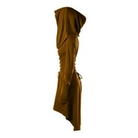 Giligiliso ženske ležerne dugih rukava dame dugim rukavima s haljinom za zavoj