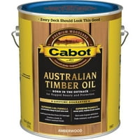 Cabot Australian Timber ulje za ulje, prozirno vanjsko ulje, Amberwood, gal