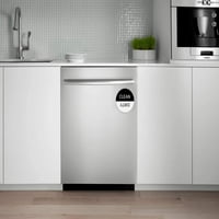 Magnet za perilicu posuđa čisti prljavi znak okrugli crno-bijeli hladnjak magneti - smiješni domaći