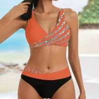 Hoksml Retro kupaći komisioni za žene, ljetni ženski print kupaći kostim modne kupaće kostime odjeće