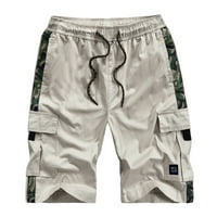 Jsaierl Mens Camo Cargo Shorts Plus Veličina Multi džepovi Hlače Vanjske borbene kratke hlače Prozračna