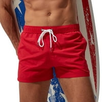 Pants džepovi plus kratke hlače Muškarci nose veličinu debla na plaži Tanak prozračni kupaći kostimi