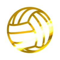 Odbojkaška naljepnica naljepnica Die Rez - samoljepljivi vinil - Vremenska zaštitna - izrađena u SAD - Mnogo boja i veličina - Love Volley Ball Team Sportschansch