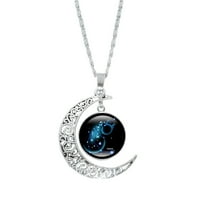 Pgeraug pokloni za žene sastavljanje Moon ogrlice pokloni za mamu poklon za svoje djevojke ogrlicu e