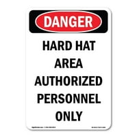Znak opasnosti - Portret tvrdog šešira samo ovlašteno osoblje
