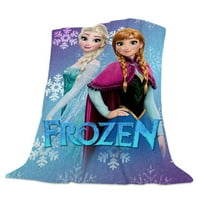 Flozen Anna Fleece pokrivač - luksuzni super meki debeli nejasni plišani plišani, topli ugodni lepršavi
