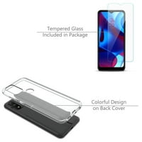 Slim-Fit zaštitni telefon Kompatibilan s Motorolom Moto G čistom 5G, sa zaštitnim zaslonom od kaljenog
