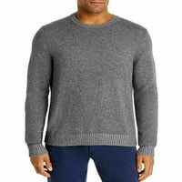 Dylan sivi muškarci džemper plijena CrewNeck vafle-pletena siva veličina MSRP $ 198