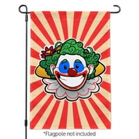 Clown Happy Face Garden Garden zastava