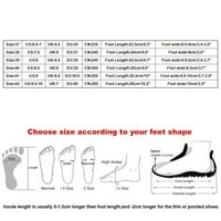 Leey-World Ženske cipele Summer Gladijator Sandal za žene Open Pleteni pleteni modni casual gumeni patentni