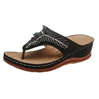 Sandale za žensko čišćenje ljetnih dame flip-flops klinaste pete Sandale casual flip flops ženske cipele