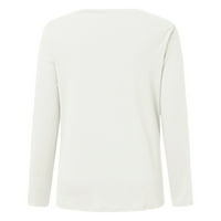 Majice za ženske majice za žene za žene Fall Tops casual top hasurne bluze Zimske košulje Tunic TOP