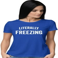 Žene, doslovno smrzavam hladnu majicu