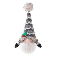 Božićna dekoracija Svjetlosni pleteni ukrasi lutke slatki rudolph likovni ukrasi za plišane lutke