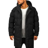 HGW MENS vrhovi kaputi muški zimski kaput jakna casual puni džep sa zatvaračem dugih rukava kaput s