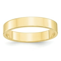 10k žuto zlatno prsten za prsten za vjenčanje Standard Stan ltw Veličina 11.5