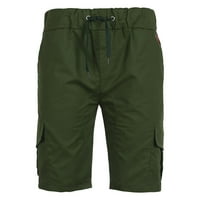 Douhoow Men Cargo Shorts Sportske kratke hlače Ljetne casual čvrste kratke hlače