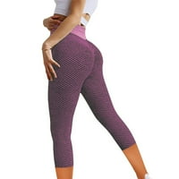 Djevojke Stretch gamaše Fitness Trčanje teretane Sportske džepove Aktivne joge hlače