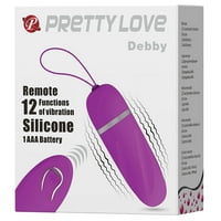 Prilično ljubav Debby vibrator metka, ljubičasta
