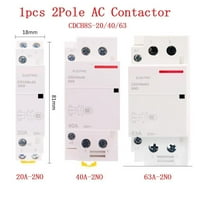 Početna Automobilski AC modul kontaktora DIN Rail AC220V 2P-20A 40A 63A 2NO 50 60Hz