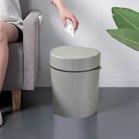 Plastični spremnik za smeće Bin sa press Top poklopcem, bijela, bež, siva, plastični kanti za smeće,