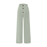 Patlollav pantalone za žensko čišćenje, ženske pune udobne elastične hlače velike struke Ležerne prilike