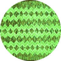 Ahgly Company u zatvorenom okruglima sažetak zelene prostirke savremene površine, 7 'krug