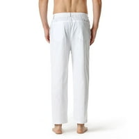 Pantalone za muškarce Muške pamučne patmouzije s elastičnim strukom vučene vune, casual pantsstraight