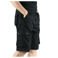 Frehsky Cargo Hlače za muškarce Muške hlače Čvrsta muška boja sa više džepom i modnim ljetnim hlačama