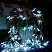 Popvcly LED zvijezda bajke Božićne LED svjetla bakrena žičana žica na otvorenom svjetiljka Garland twinkle