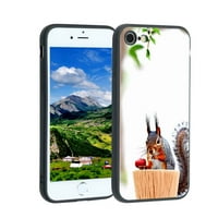 Kompatibilan sa iPhone se telefonskim futrolom, vjeverica-životinjska kućišta silikonska zaštitna za