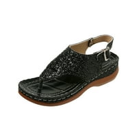 Aufmer sandale na prodaju Ljetne dame Flip-Flops Wedge Pete Papuče Sandale Ležerne prilike Flip Flops Ženske cipele