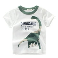 HUNPTA TODDLER Kids Baby Boys kamuflažni dinosaur kratki rukav Crewneck T majice na vrhu tee odjeću
