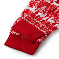 Porodično Božićno podudaranje pidžama setovi Božićne jamstva za parove Xmas Elk PJS Xmas Holiday Sleep