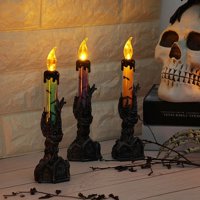 Nuolin Halloween Artificial Flame Decor LED svjetiljka za svijeće LED lampica LED Halloween Holiday