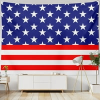 Američka zastava tapiserija, američke zvijezde i pruge zastava Hippie Tapisery Walling za spavaću sobu,